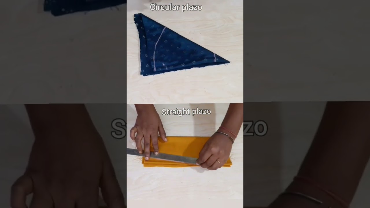 plazo pant making...#shorts
