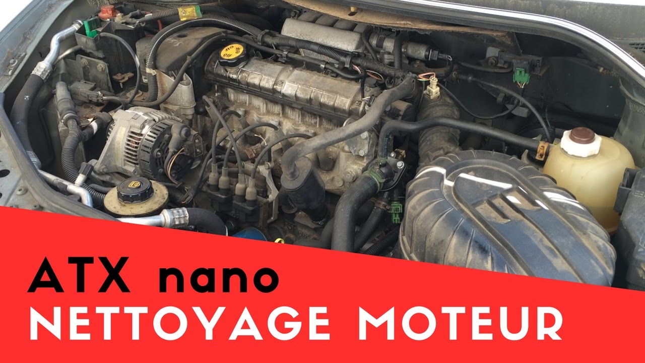 Nettoyage cryogénique - Nettoyage moteur voiture - ATX nano-E