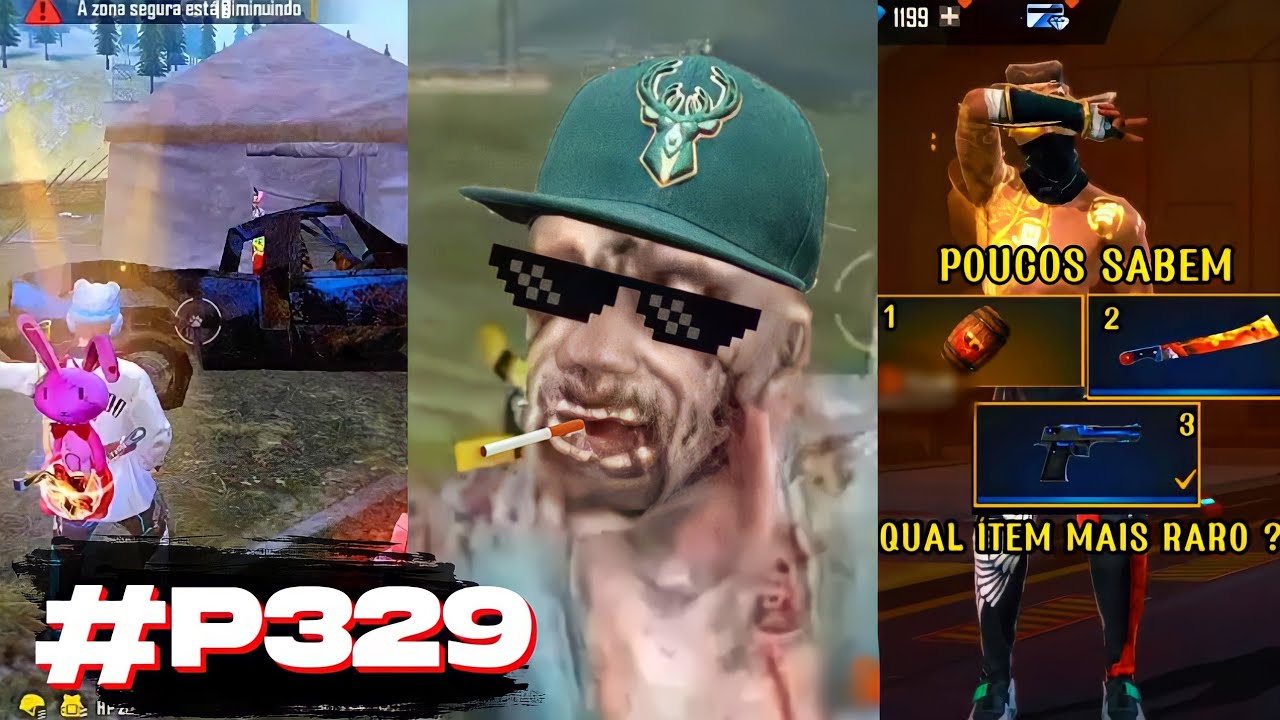 OS MELHORES MEMES DE FREE FIRE - SKIN DO ALEK FUMAÇA KKKK