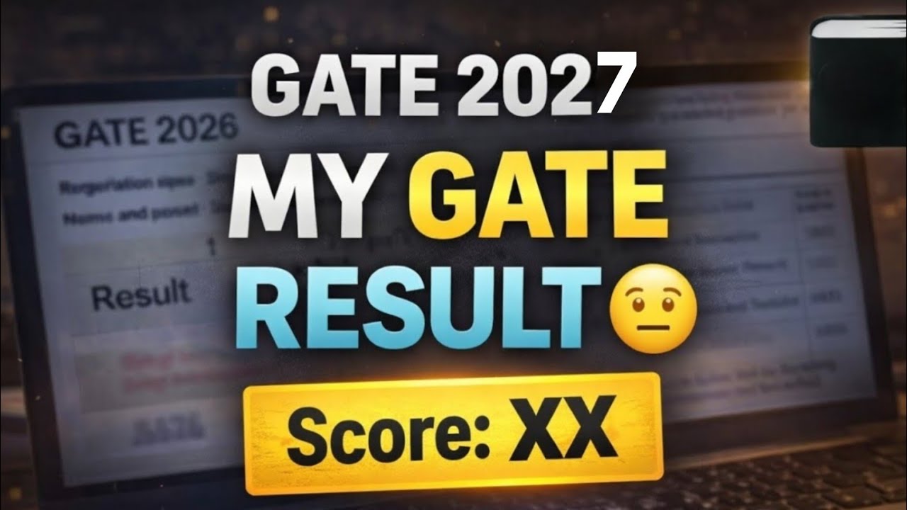 My GATE  Result 😐 | Rank, Score & Reality Check #gateresult