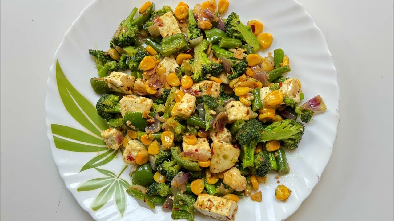 Healthy Broccoli Salad | Broccoli Paneer Salad #salad #broccoli