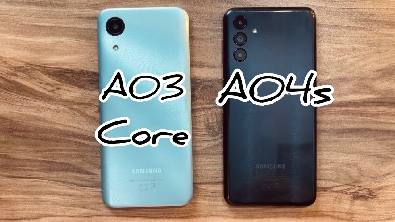 Samsung Galaxy A04s vs Samsung Galaxy A03 Core