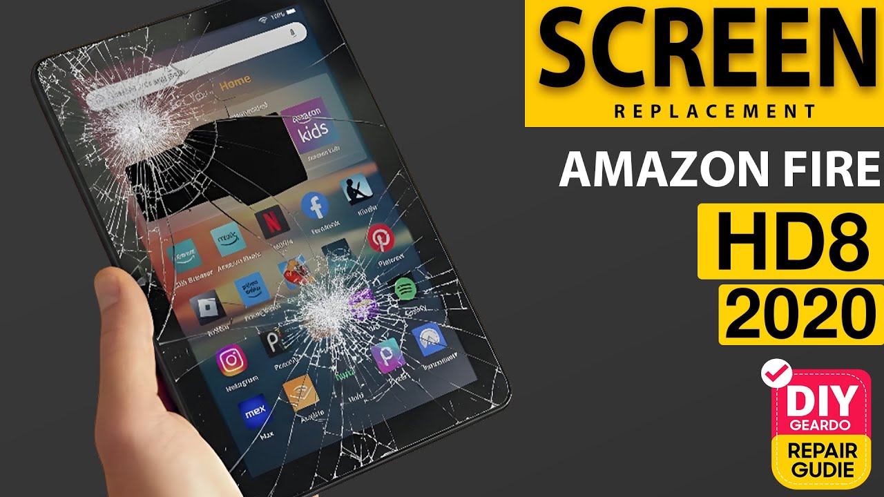 Amazon Fire HD 8 2020 LCD Touch Screen Replacement
