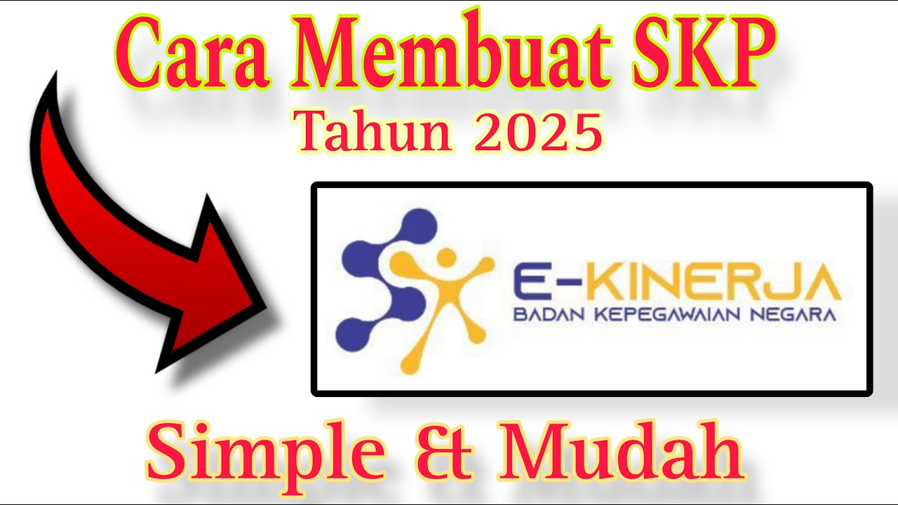 Cara Membuat SKP di Ekinerja Tahun 2025 #asn #pns #pppk