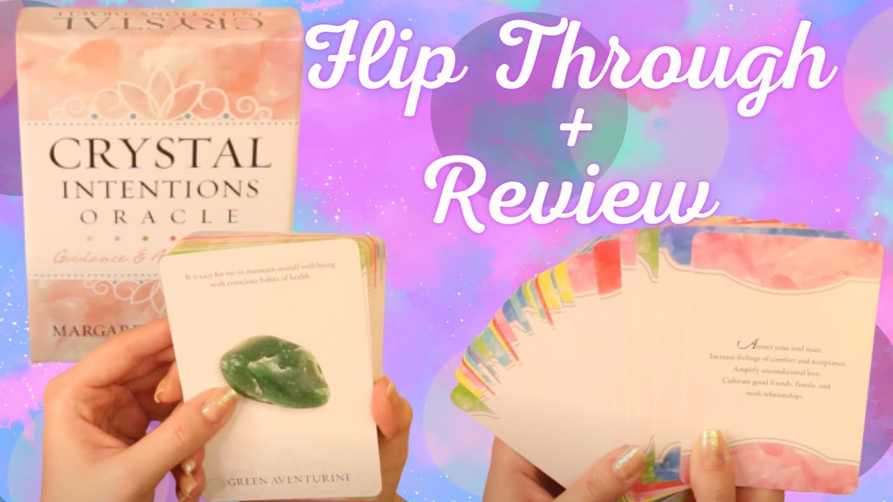 ♡︎ 𝐹𝑙𝑖𝑝 𝑇ℎ𝑟𝑜𝑢𝑔ℎ ♡︎ | Crystal Intention Oracle | Deck Unboxing And Review