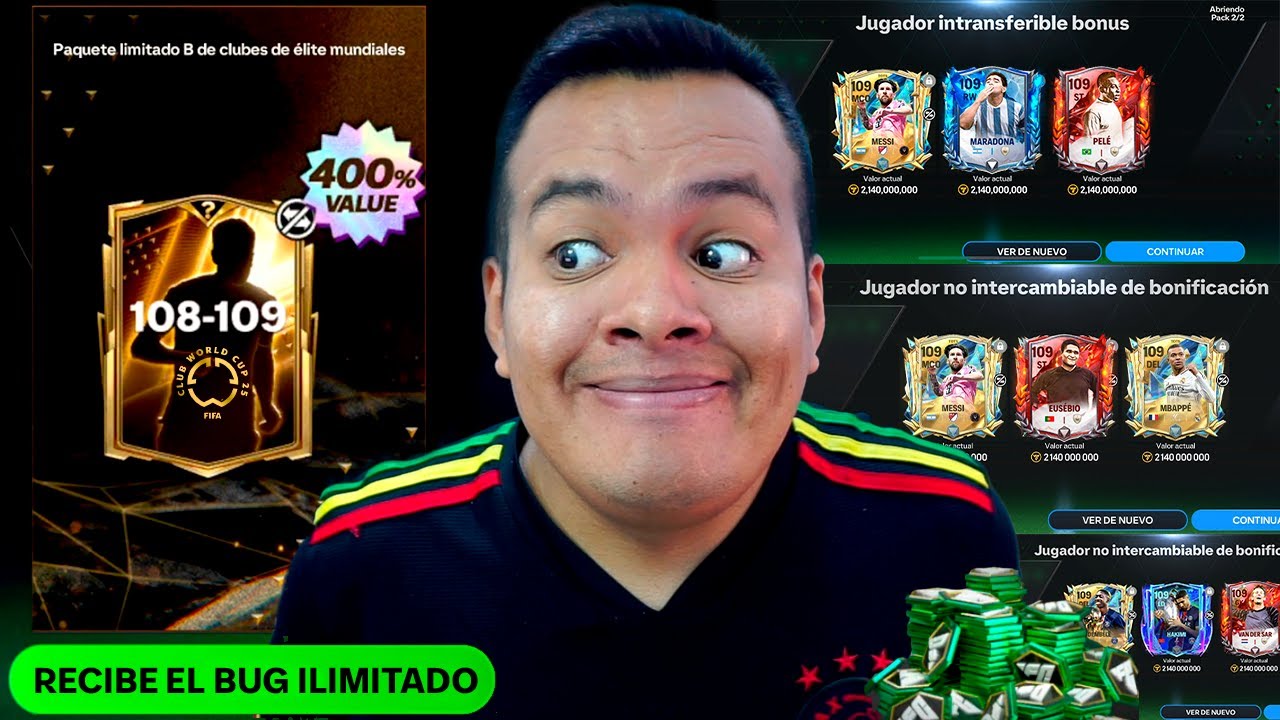 Sobres BUG del Mundial de Clubes, Pero con 100.000 FC Points (Locura Total)