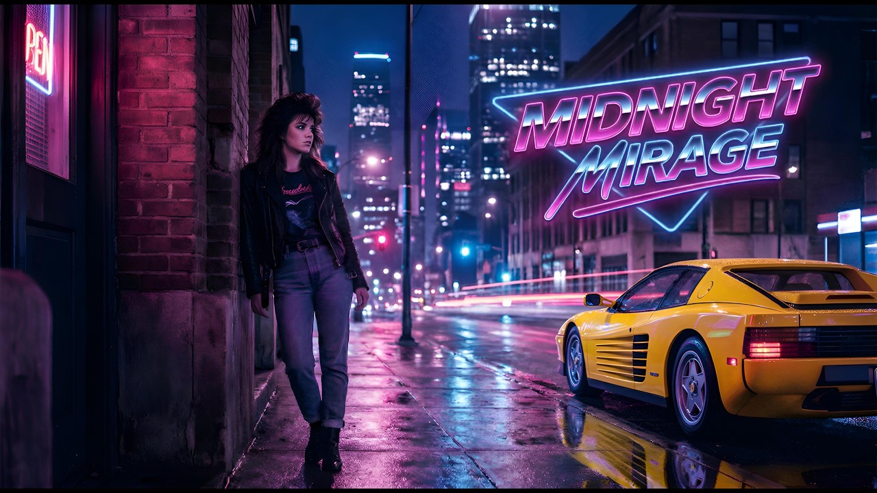 80s RETROWAVE SYNTHWAVE - Midnight Mirage 🔥🎧