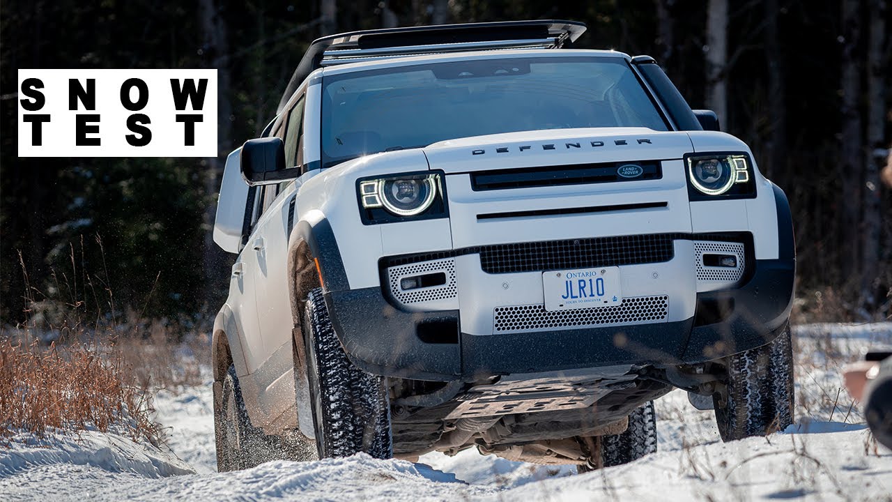 2021 Land Rover 110 Defender Snow Test