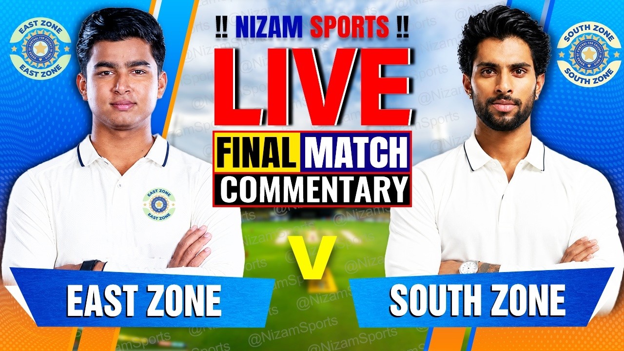 🔴Live: East Zone vs South Zone | Duleep Trophy | Live Cricket Score & Commentary