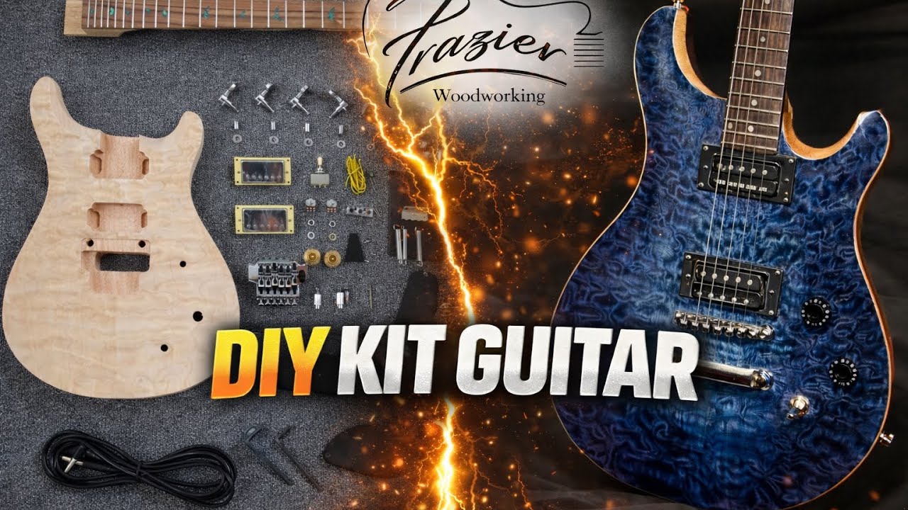 I Built A SOLO Kit Guitar | Easy DIY Build!!