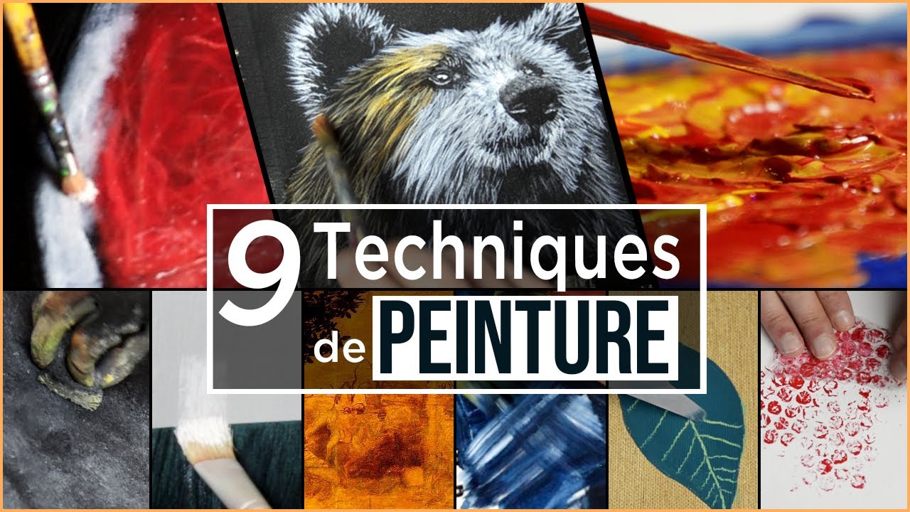 9 techniques de peinture acrylique