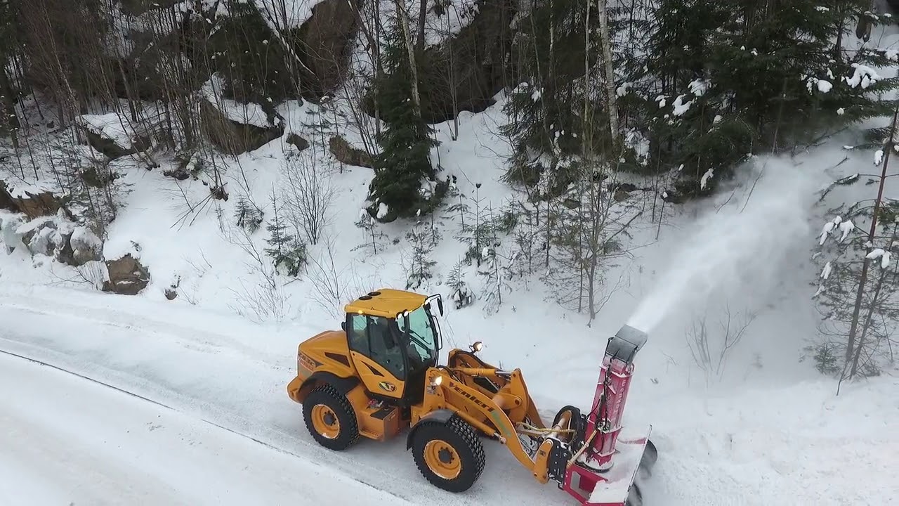 Sn&oslash;fresing med Rolfs Graving Og Planering