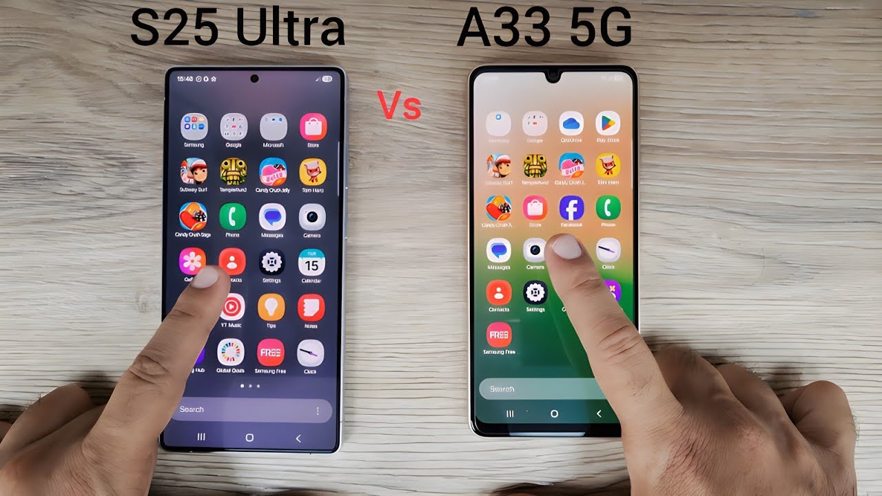 Samsung S25 Ultra vs A33 5G | SPEED TEST