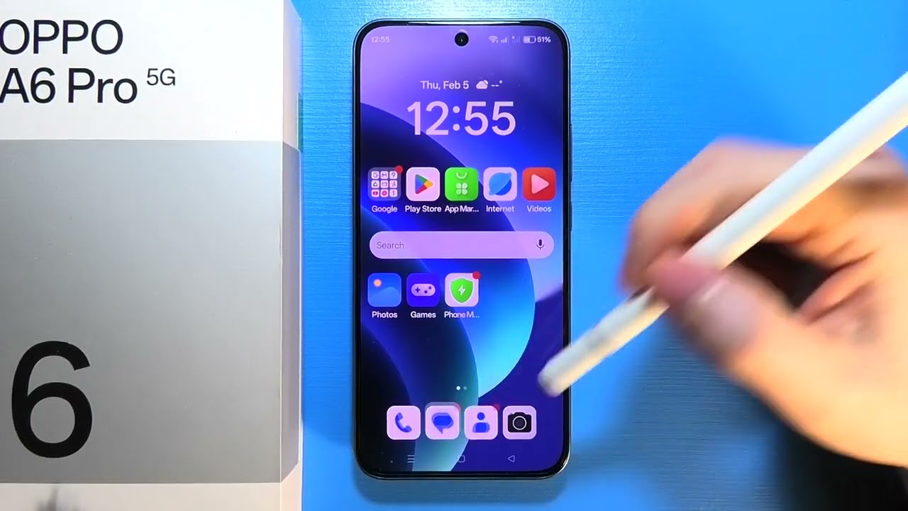 Oppo A6 Pro 5G: Как пометить все сообщения как прочитанные