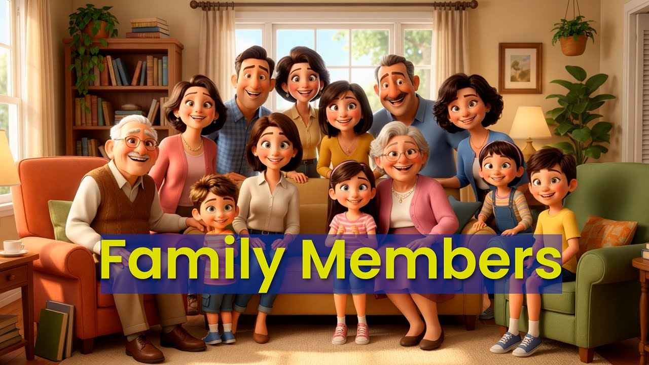 Family Members - Aile Üyeleri İngilizce | İlkokul 2. Sınıf İngilizce Dersi | MEB Müfredatı