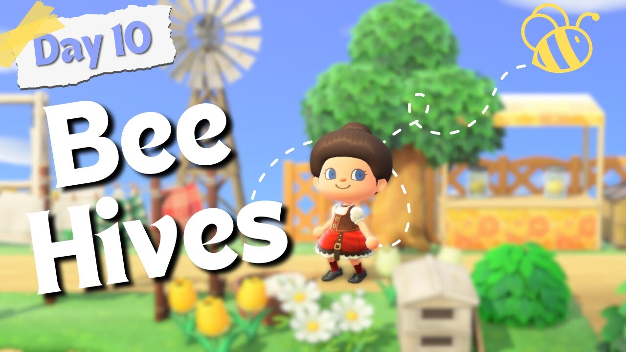 BUILDING A NORMCORE ISLAND IN 14 DAYS | BEE HIVE GARDEN BUILD ACNH | ANIMAL CROSSING NEW HORIZONS