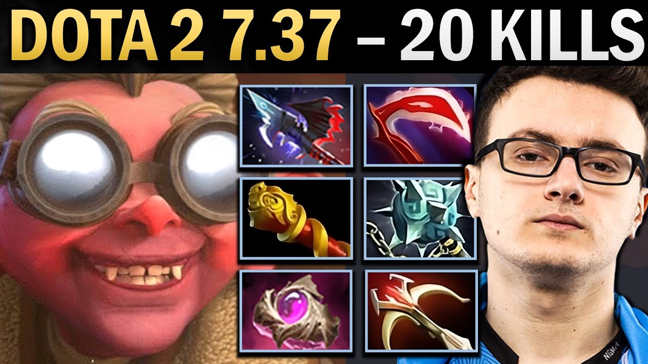 Snapfire Gameplay Miracle with 20 Kills and Gleipnir - Dota 7.37