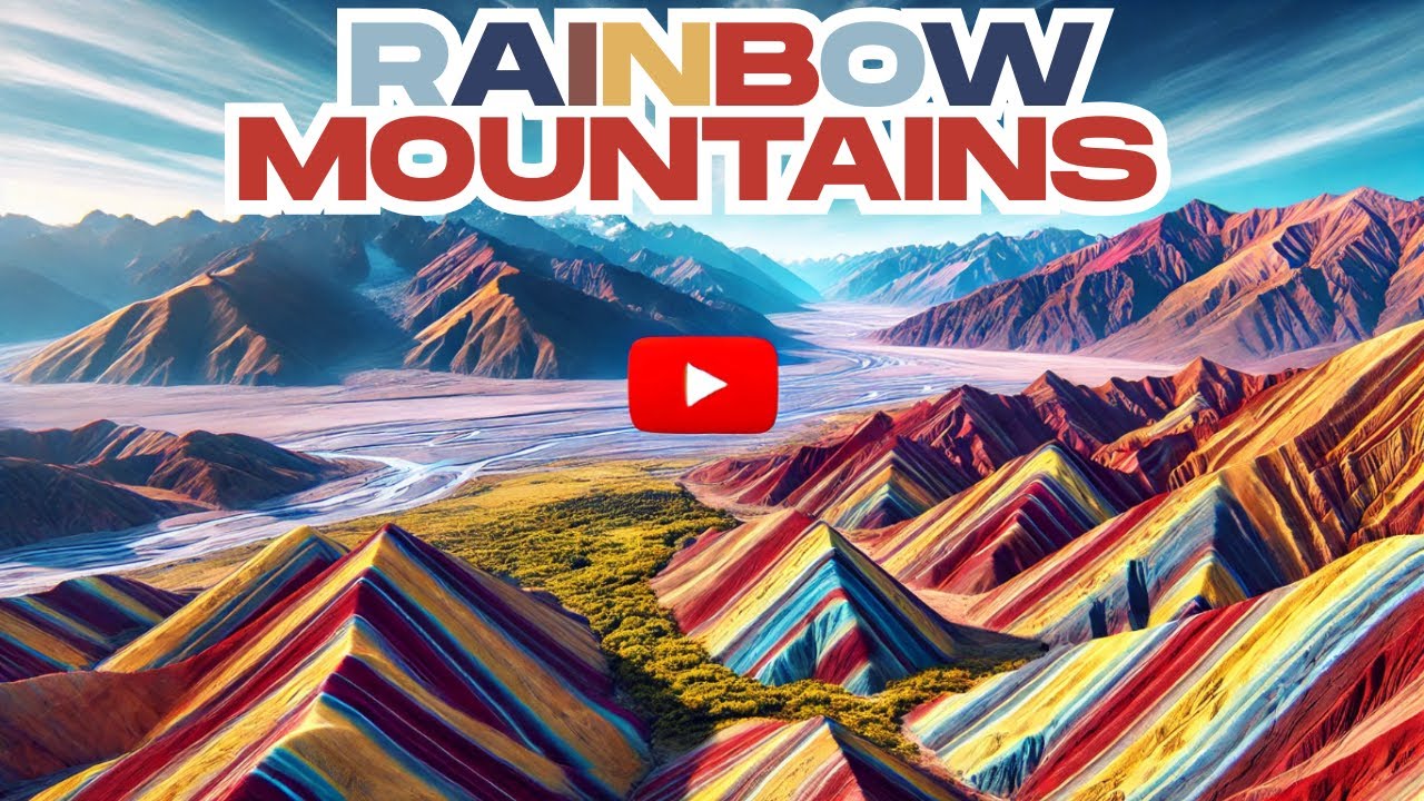 Vinicunca: Spectacular Rainbow Mountains of Peru | Aerial Exploration in 4K Drone Footage 🌈🚁