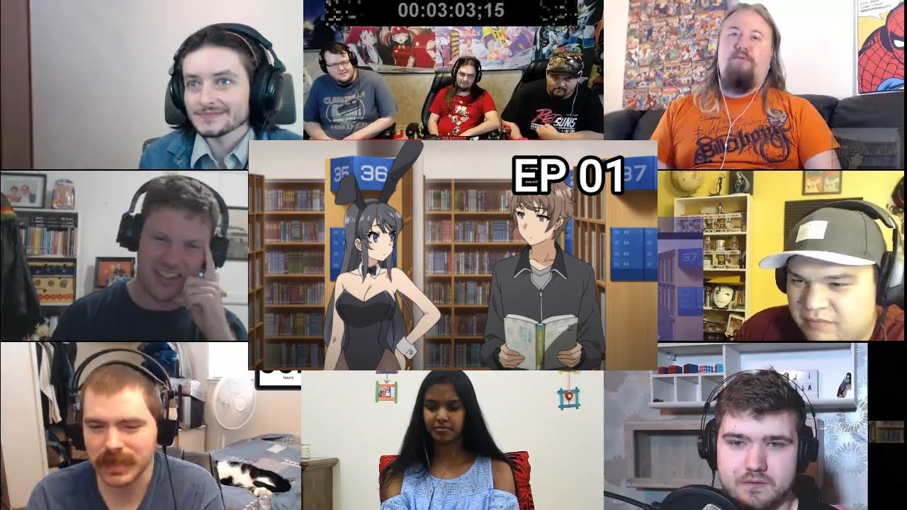 Seishun Buta Yarou wa Bunny Girl Senpai no Yume wo Minai Episode 1 Reaction Mashup