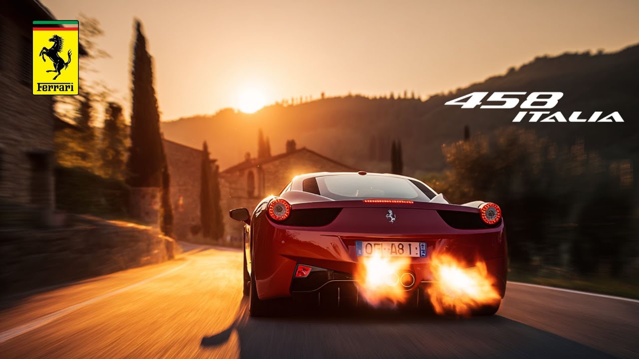 Ferrari 458 Itália | Pure Cinematic Sound & Motion 4k Experience