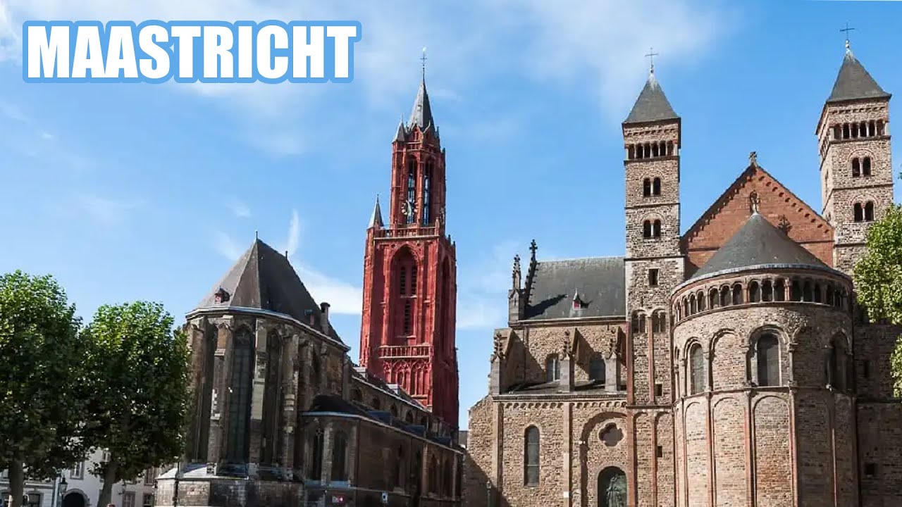 Маастрихт Центр Старый Город Достопримечательности Архитектура Мост Святого Серватия Нидерланды