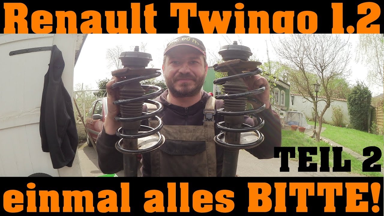Renault Twingo - Traggelenk, Feder, Domlager, Spurstange, Spurstangenkopf und und und... | TEIL2