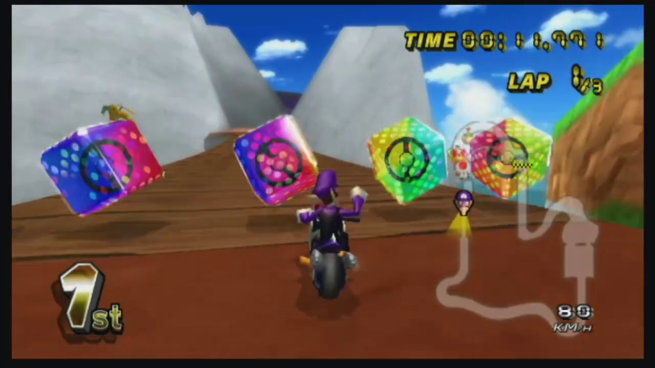 [MKWii] Classic Waluigi (Custom Character)