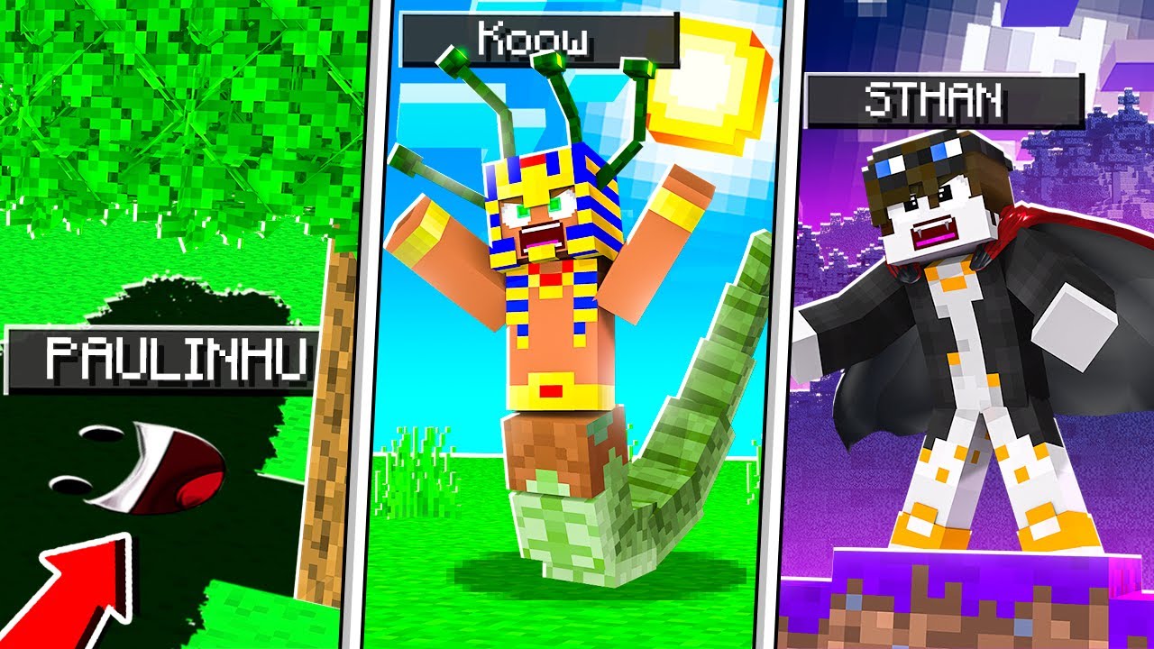 MINECRAFT MAS TEMOS RAÇAS DIFERENTES PARTE 2 !