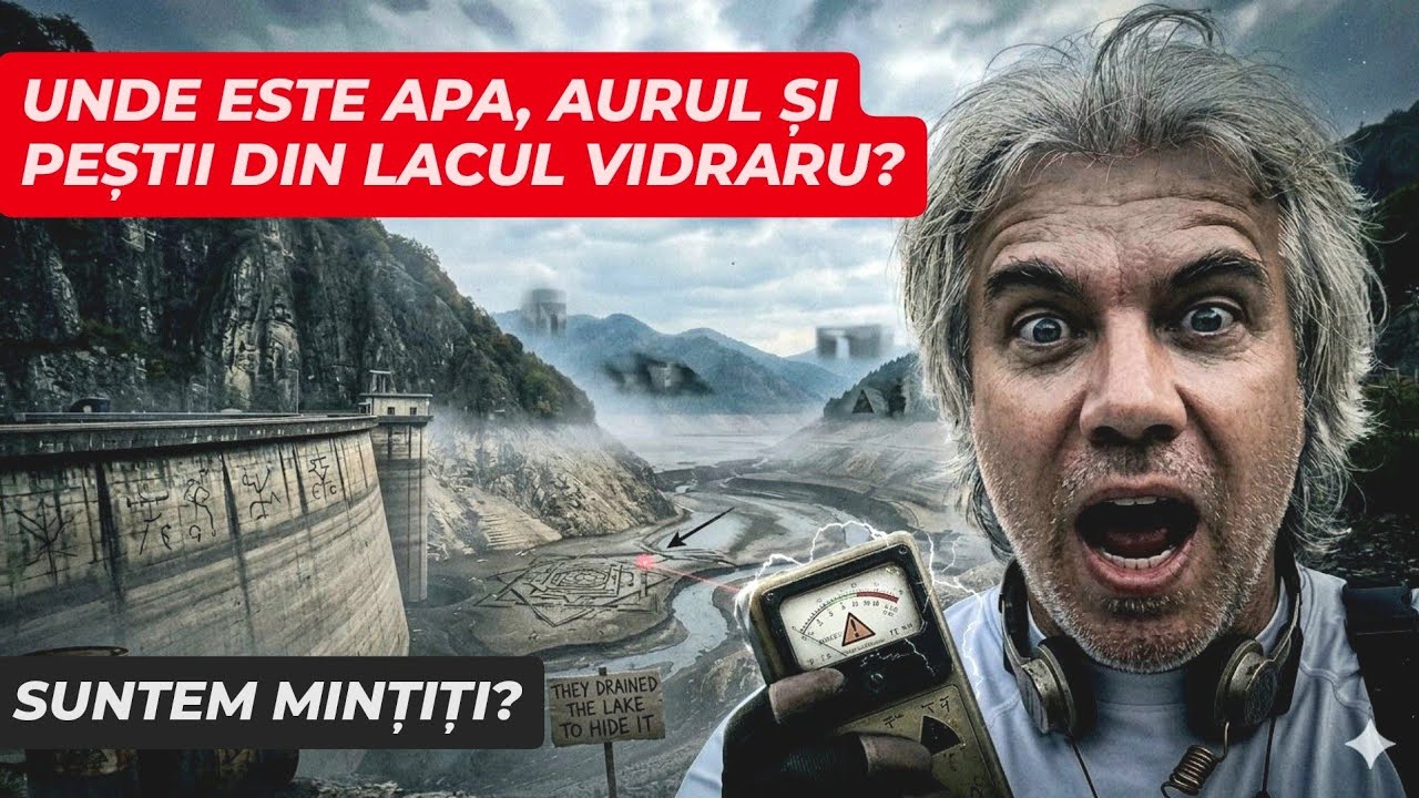 VIDRARU este GOL - TOT ADEVĂRUL despre AURUL MONOATOMIC, APA FURATĂ de FRANCEZI, PEȘTII MARI din LAC