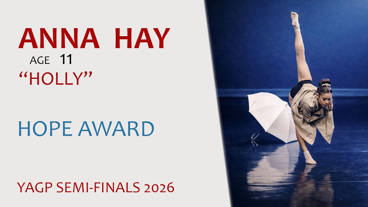 YAGP Hope Award winner Anna Hay, age 11. 