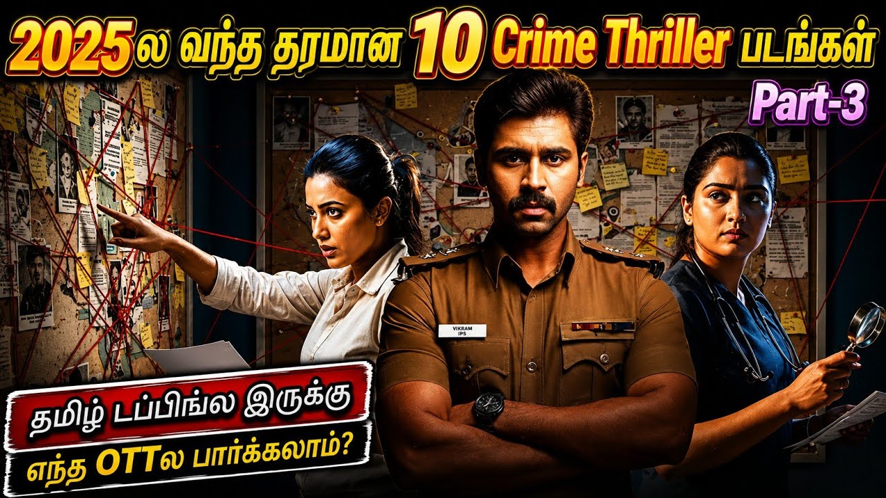 2025ல OTTல வந்த best 10 Crime Thriller படங்கள் தமிழில் |#new #crimethriller #movie  @wowmoviestamil