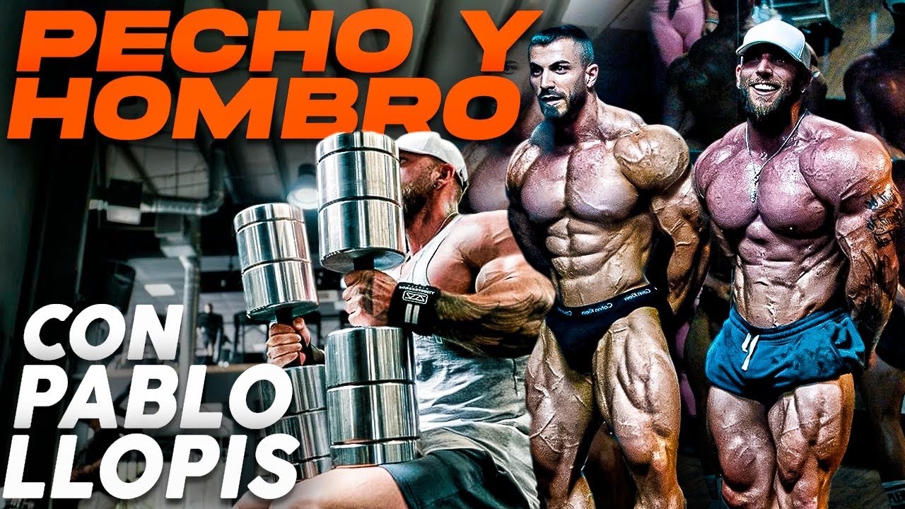 ENTRENO con el MEJOR CULTURISTA OPEN de ESPAÑA @Pablo Llopis Ifbb Pro