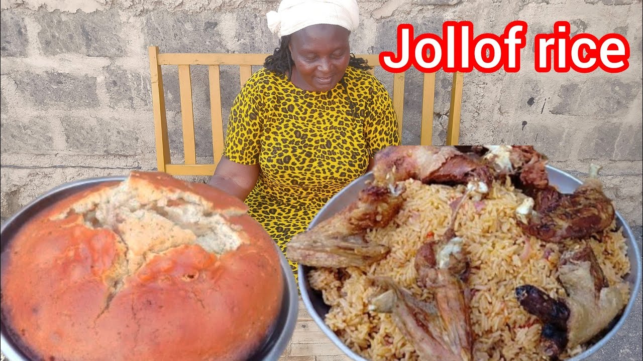A beautiful ❤️ African Urban Village Evening | Jollof Rice & Fried Chicken🍚🍗& chocolate cake 🍰