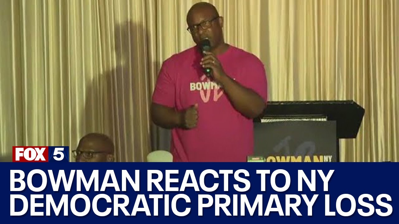 Jamaal Bowman reacts to NY Democratic primary loss