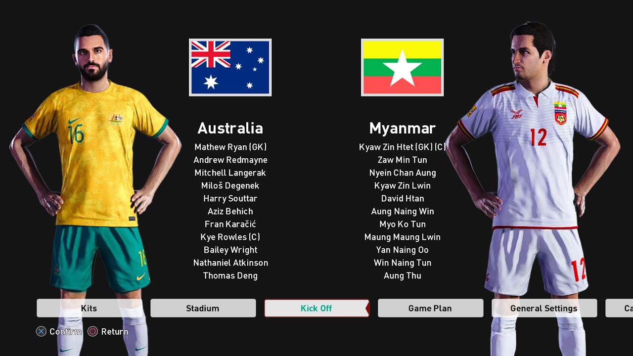 Sp Football Life 2025 - Australia vs Myanmar GAMEPLAY PC 2025