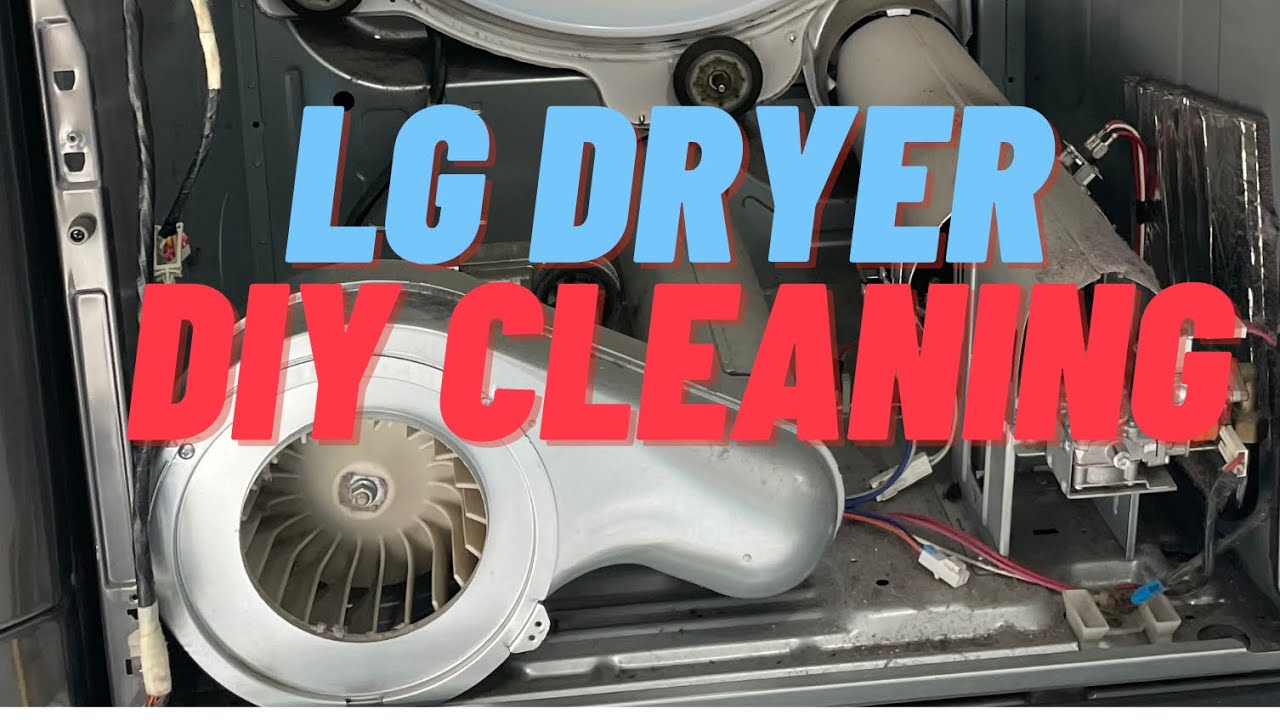 LG Dryer Giant C DIY Cleaning