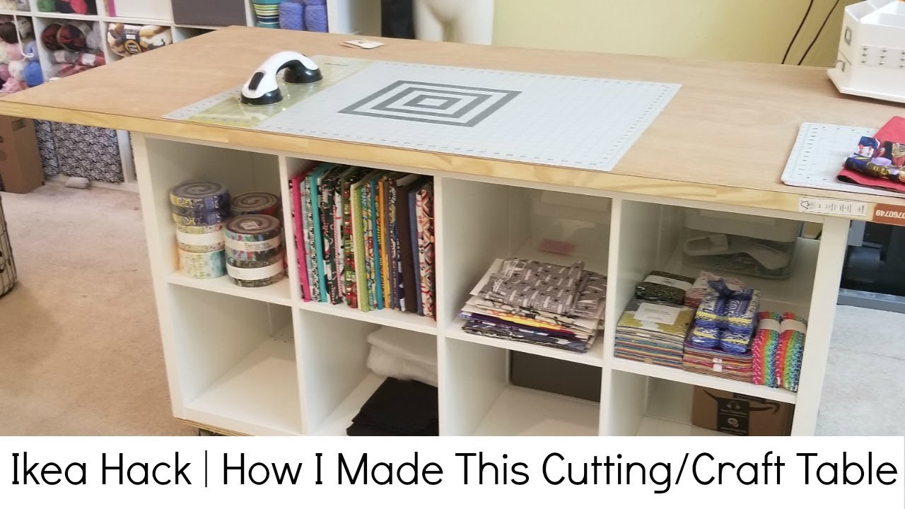 Ikea Hack | How I Made My Cutting/Sewing and Crafting Table