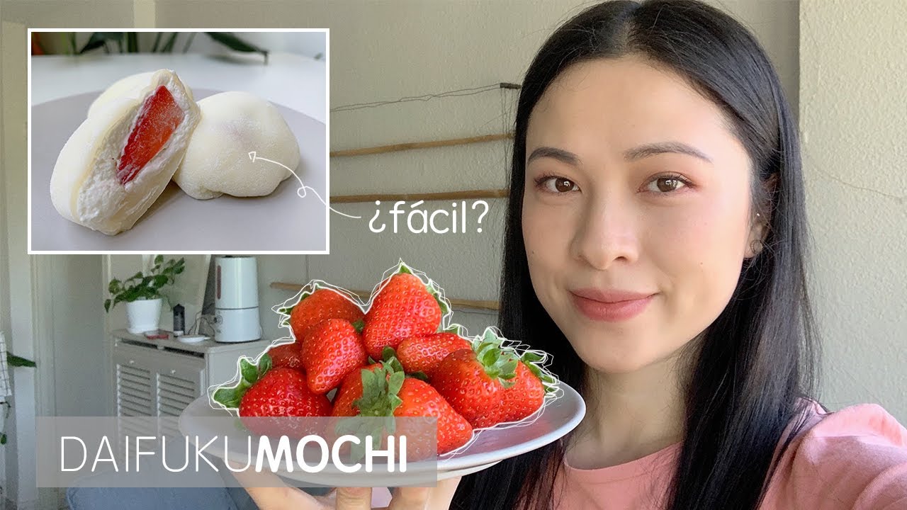 MOCHI DE FRESA 🍓🍓 | ICHIGO DAIFUKU | Poniendo a prueba receta de apps chinas 😯😯