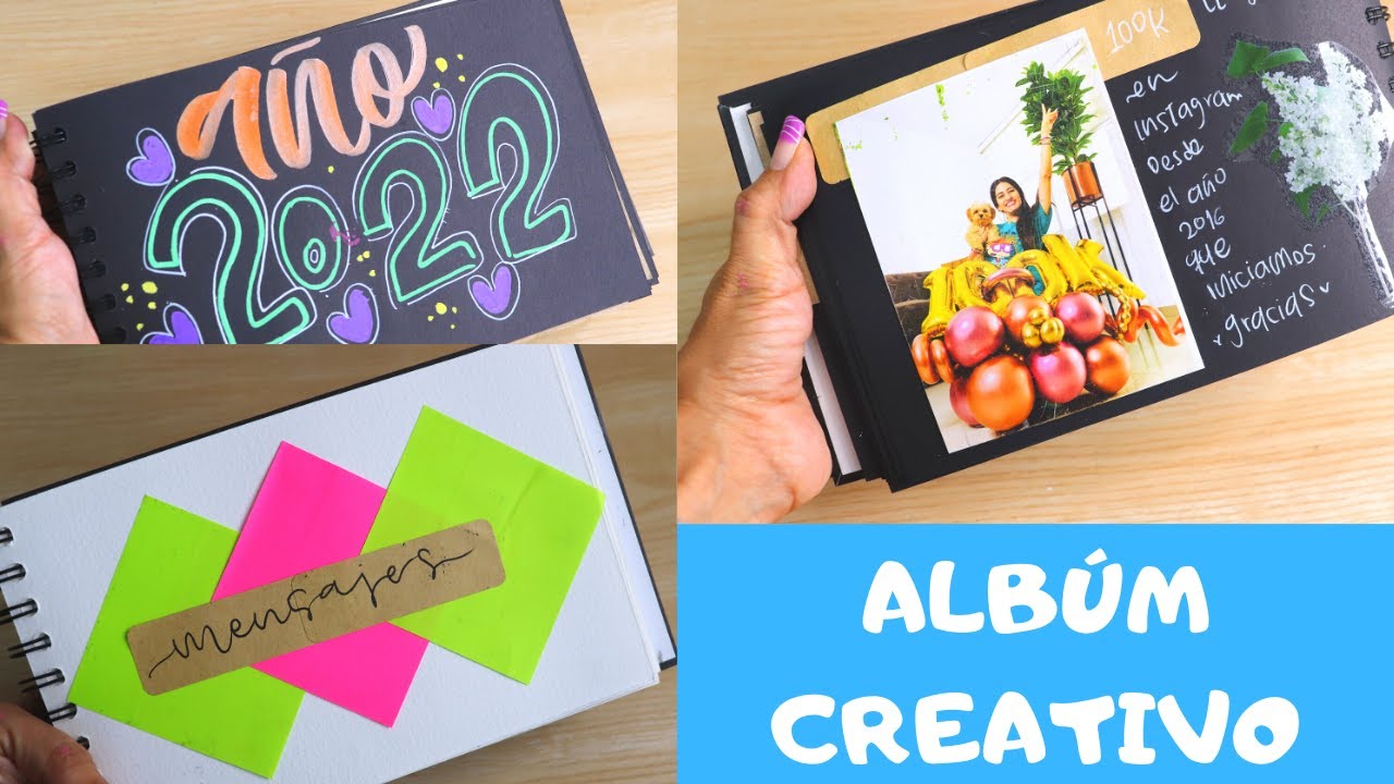 CREA TU ALBUM DE FOTOS TIPO SCRAPBOOK