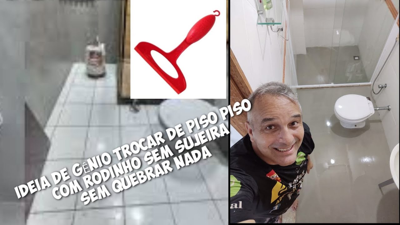 PISO NOVO POR MENOS DE CEM REAIS - TROQUEI O PISO VELHO SEM SUJEIRA SEM QUEBRAR NADA REVELADO