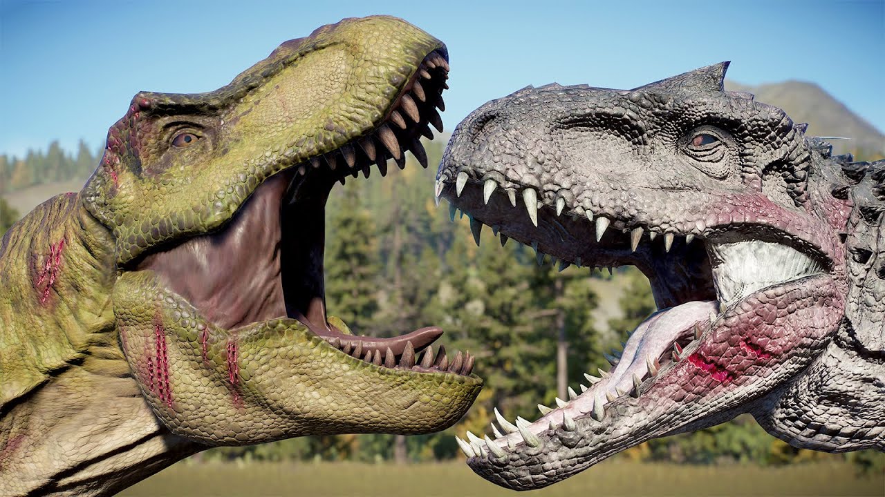 ALL LARGE CARNIVORES DINOSAURS BATTLE ROYALE - Jurassic World Evolution 2