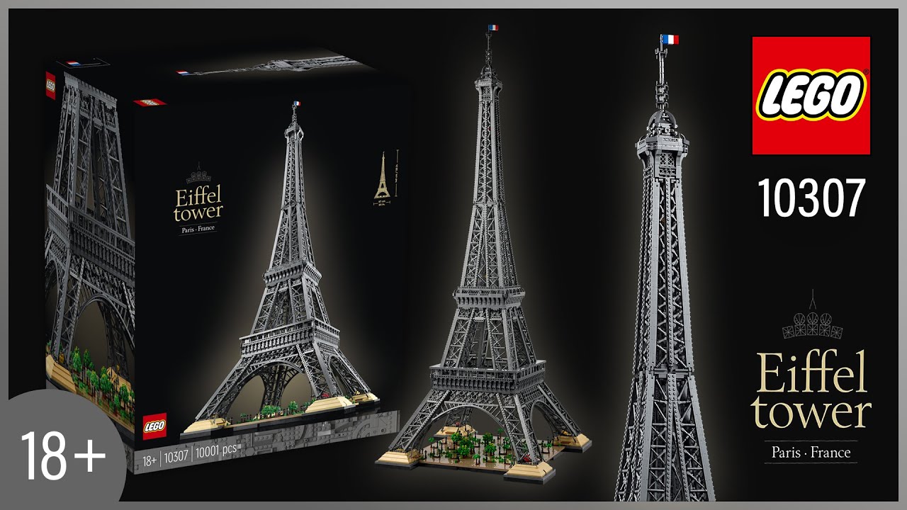 LEGO® Icons | Eiffel Tower (10307)[10001 pcs] Speed Build | Top Brick Builder +18