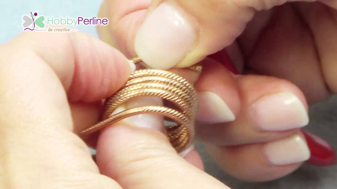 Anelli wire con Alluminio Embossed | TUTORIAL - HobbyPerline.com