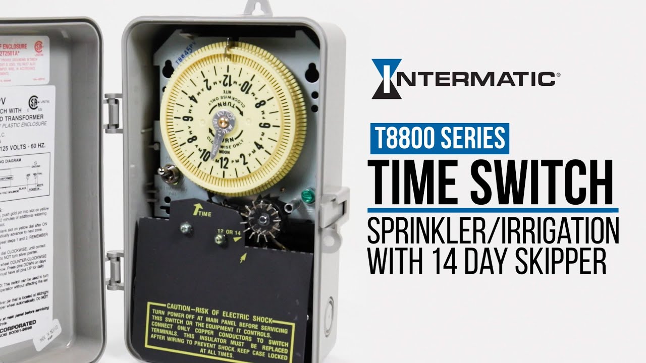 Upgrade Irrigation Applications with a T8800 Series Time Switch