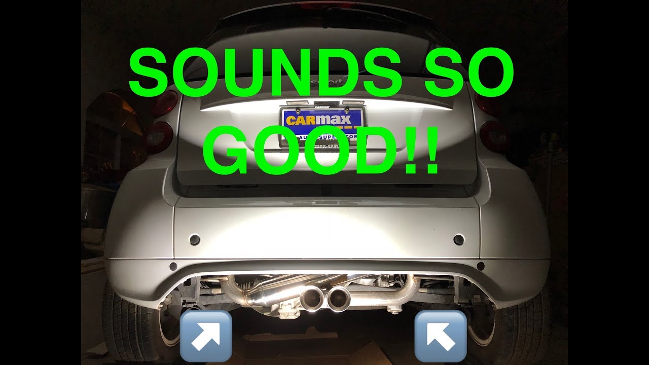 Smart Fortwo Solo Performance Exhaust Install + Radio