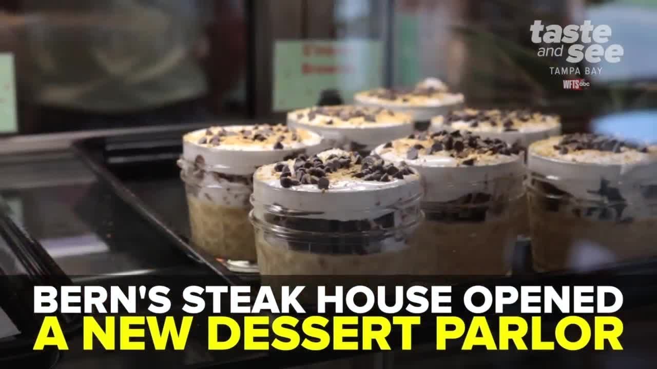 Bern's Steak House opened a new ice cream and pastry parlor