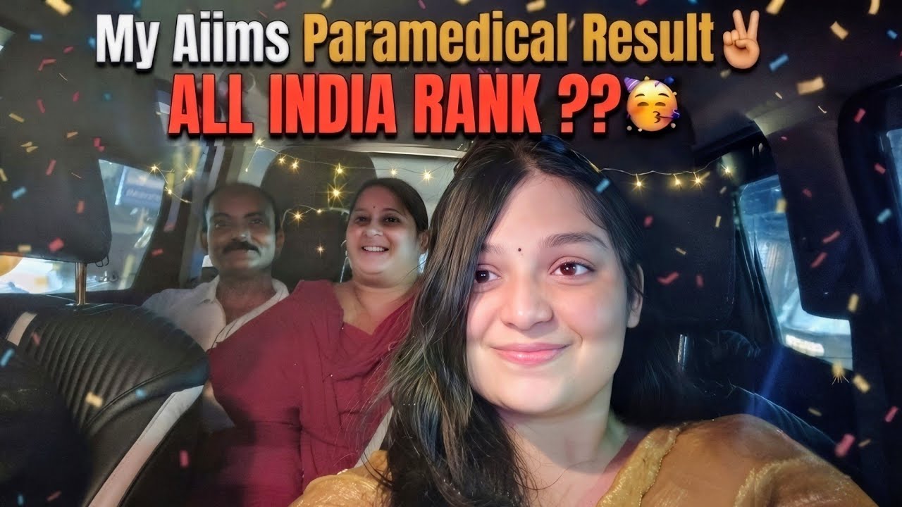 AIIMS Paramedical Result OUT 😱 | My AIR ?? | Smile With Shaina 