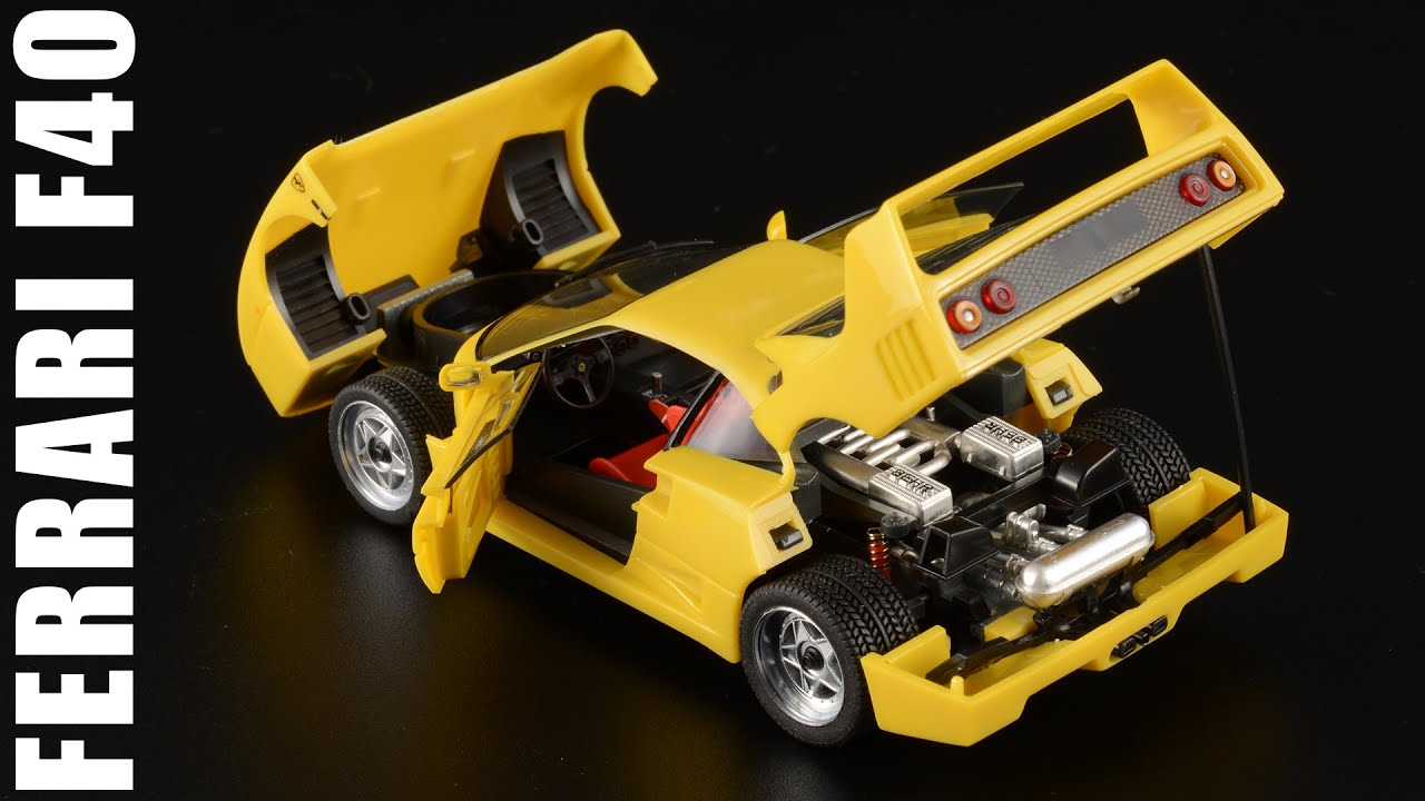 Суперкар: Ferrari F40 • Herpa 1:43 • Сделано в Западной Германии тридцать лет тому назад