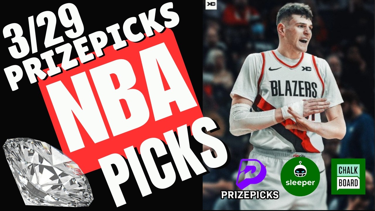 NBA PRIZEPICKS | NBA PICKS | SUNDAY| 3/29/2026 | TODAYS NBA PICKS