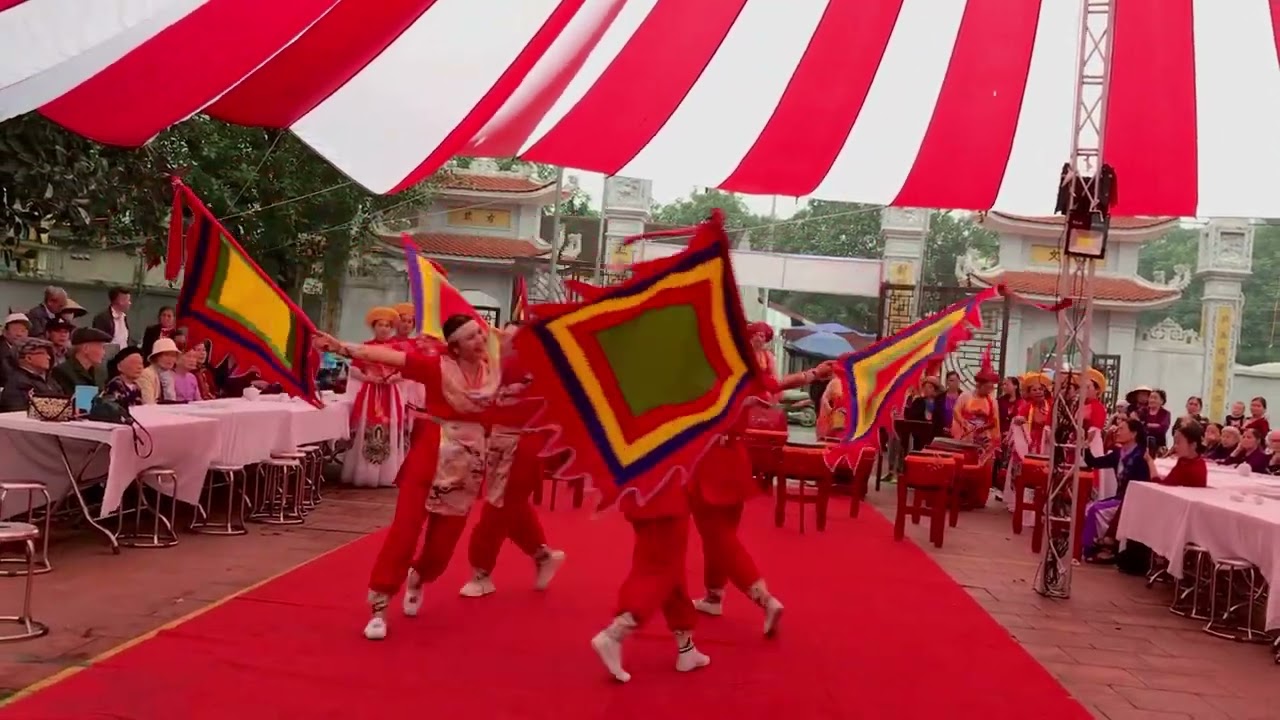 Khai mạc trống hội thăng Long hội 6/2/2024 khu phố rích gạo